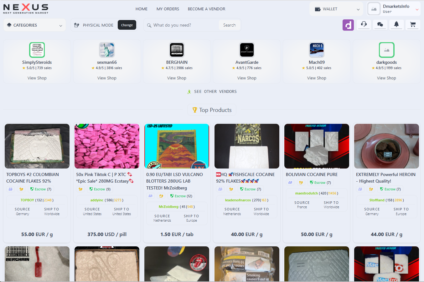 Nexus Market Interface